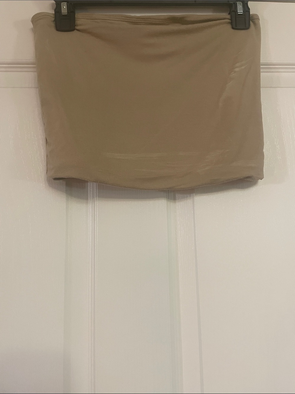 Belen Beige Strapless Top M